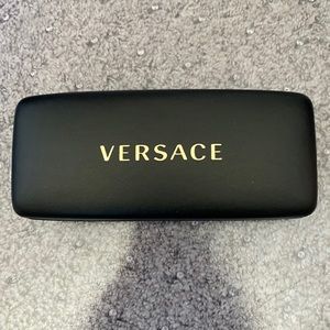 Versace Hard Glasses Case and Lens Cleaner
